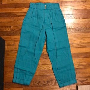 Lucy & Yak Turquoise Trousers